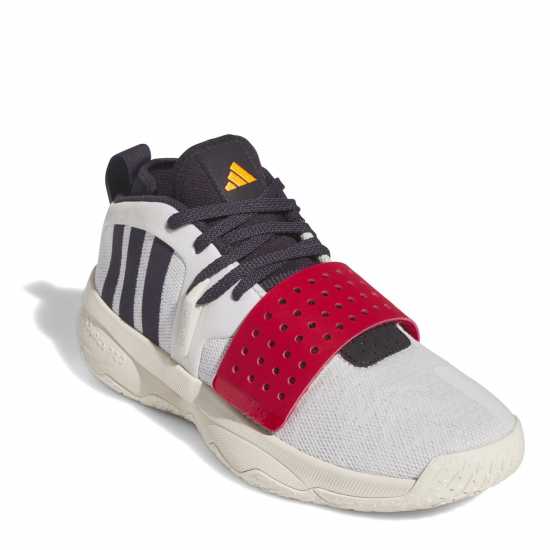 Adidas Dame 8 Extply Basketball Trainers Boys Орбит Сиво/Ауро Баскетболни маратонки