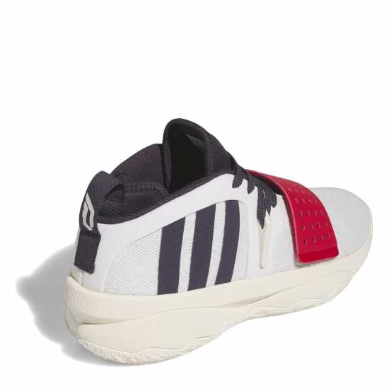 Adidas Dame 8 Extply Basketball Trainers Boys Орбит Сиво/Ауро Баскетболни маратонки