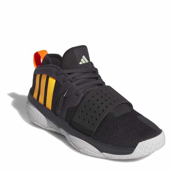 Adidas Dame 8 Extply Basketball Trainers Boys Аурора Черно/Си Баскетболни маратонки