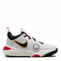 Nike Hustle D11 Junior Boys Basketball Trainers White/Black Мъжки баскетболни маратонки