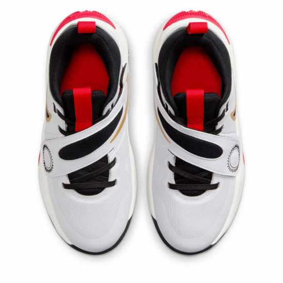 Nike Hustle D11 Junior Boys Basketball Trainers White/Black Мъжки баскетболни маратонки