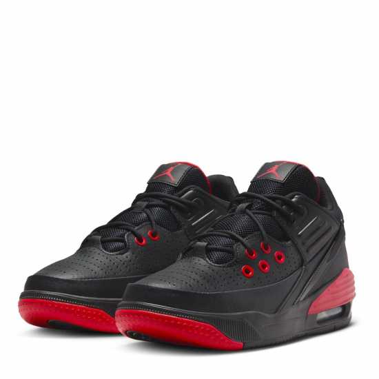 Air Jordan Max Aura 5 Big Kids' Shoes Black/Red 