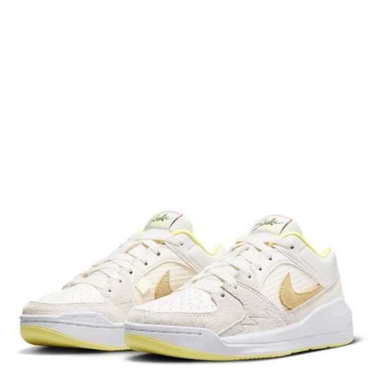 Air Jordan Stadium 90 Big Kids' Shoes White/Yellow 