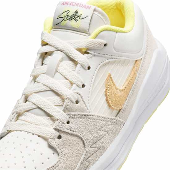 Air Jordan Stadium 90 Big Kids' Shoes White/Yellow 