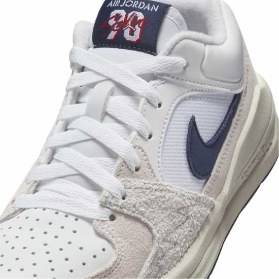 Air Jordan Jordan Stadium 90 Big Kids' Shoes Basketball Trainers Boys Бяло/Морско синьо Баскетболни маратонки