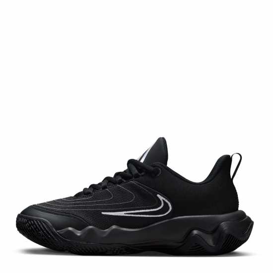 Nike Giannis Immortality 4 Big Kids' Shoes Basketball Trainers Boys Черно/Сиво Детски високи кецове