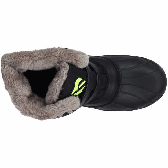 Campri Snow Boot Jn31 Black/Green Детски апрески