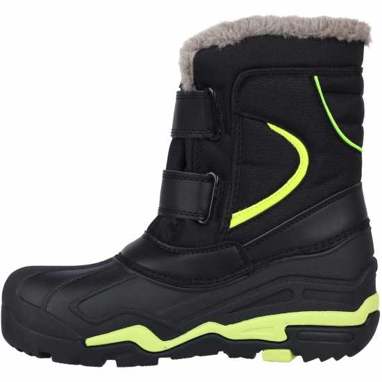 Campri Snow Boot Jn31 Black/Green Детски апрески