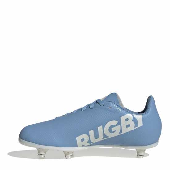 Adidas Rugby Junior Sg Boots Синьо/Бяло Ръгби