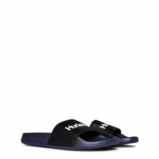 Мъжки Джапанки Hurley 1 Pack Sliders Mens Син/Черен Мъжки сандали и джапанки