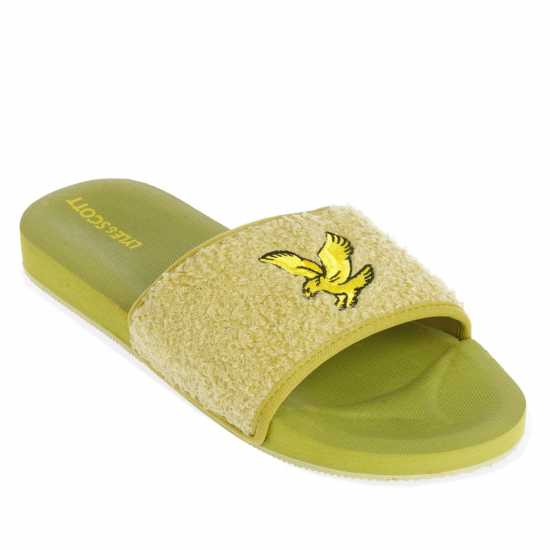 Lyle And Scott Lyle Twlling Slide 99 Оливено баня Чехли