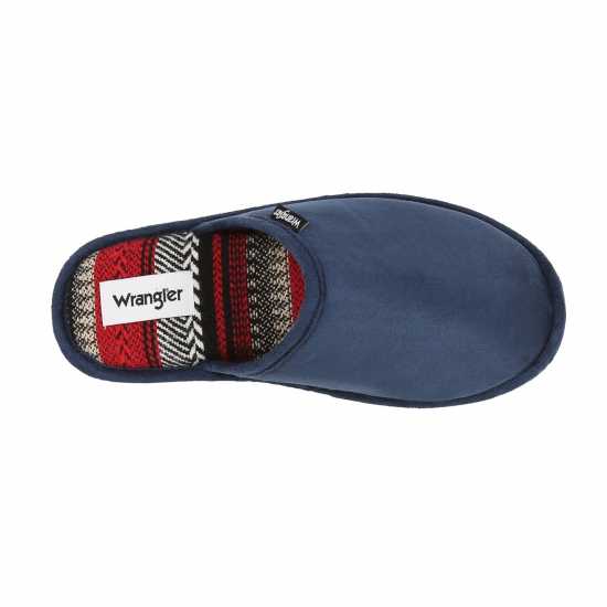 Wrangler Mule Slippers Sahara Mens Морска синьо Чехли