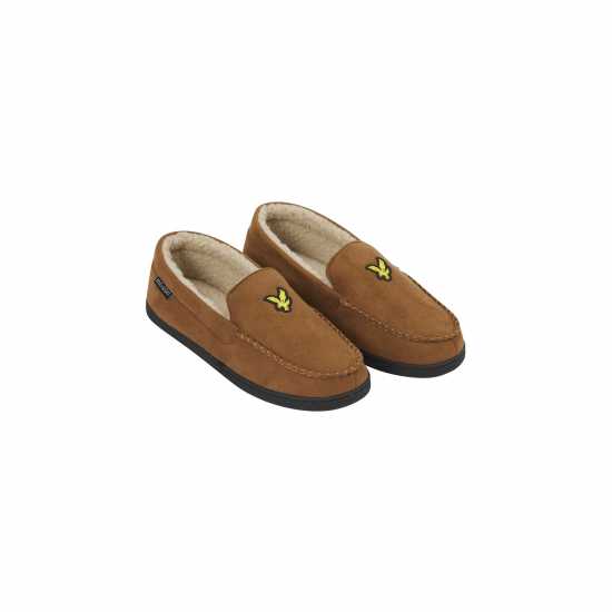 Lyle And Scott Lyle Aspen  Moccasin Slipper Тъмно кафяво Чехли