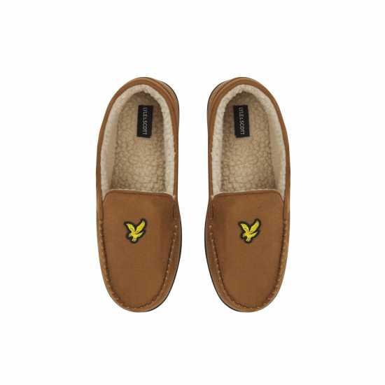 Lyle And Scott Lyle Aspen  Moccasin Slipper Тъмно кафяво Чехли