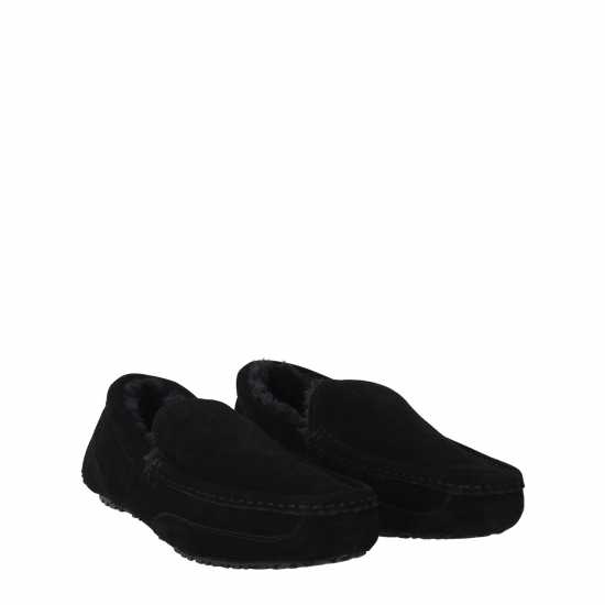 Jack Wills Moccasin Slippers Черно Чехли