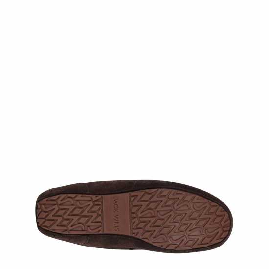 Jack Wills Moccasin Slippers Кафяво Чехли