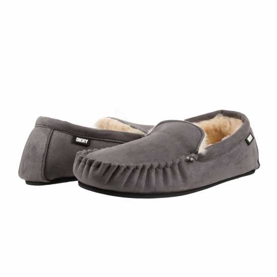 Dkny Electra Mens Slippers Сиво Чехли