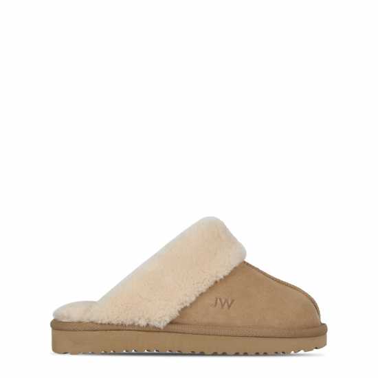 Jack Wills Mule Slippers Пясък Чехли