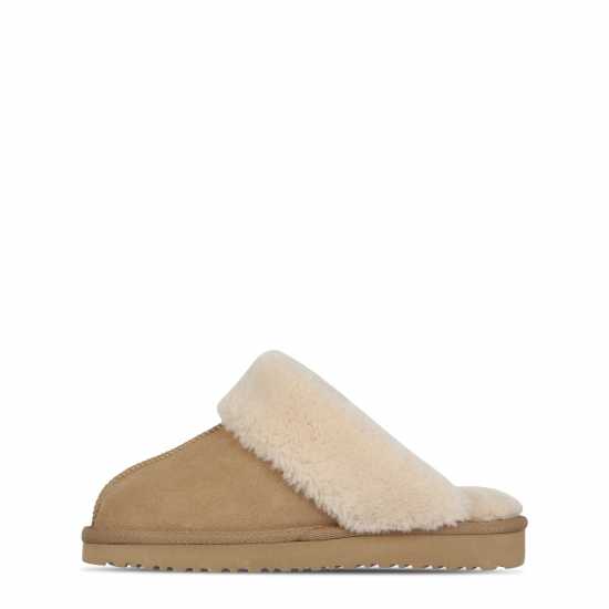 Jack Wills Mule Slippers Пясък Чехли