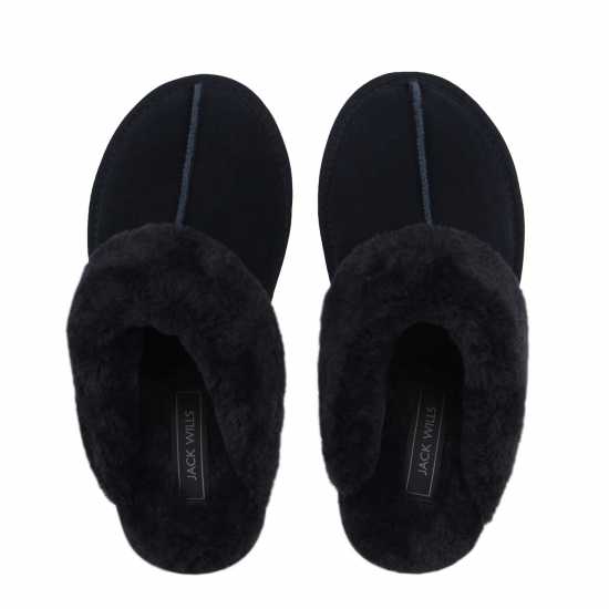 Jack Wills Mule Slippers Морска синьо Чехли