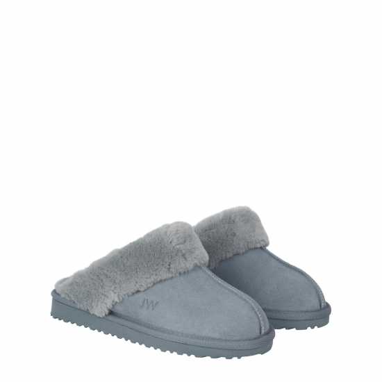 Jack Wills Mule Slippers Синьо Чехли