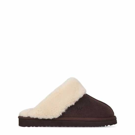 Jack Wills Mule Slippers Кафяво Чехли