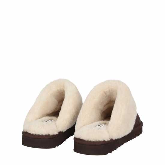 Jack Wills Mule Slippers Кафяво Чехли