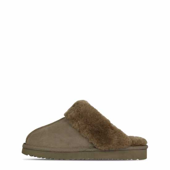 Jack Wills Mule Slippers Хаки Чехли