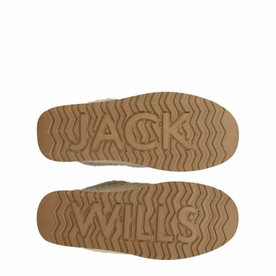 Jack Wills Platform Slip-On Snug Крем Борг Чехли