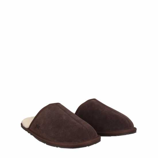 Jack Wills Mule Slippers Кафяво Чехли