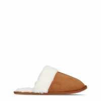 Linea Faux Suede Mule Slipper  Чехли