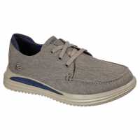 Skechers Low Profile Moc Toe Lace Up Canvas Trainers Mens  Мъжки маратонки