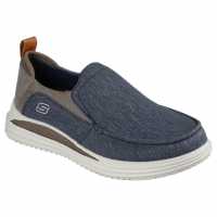 Skechers Moc Toe Slip On Canvas Trainers Mens  Мъжки маратонки