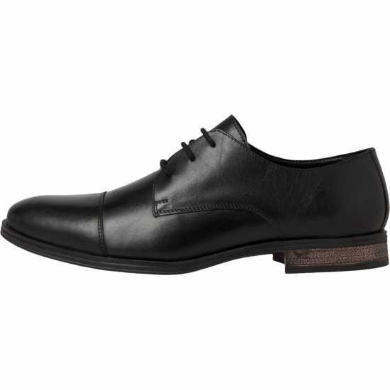 Jack And Jones Raymond Leather Shoe Mens Антрацит Мъжки обувки