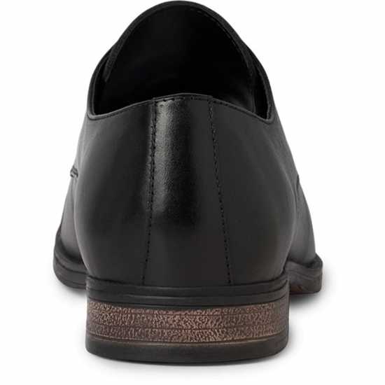 Jack And Jones Raymond Leather Shoe Mens Антрацит Мъжки обувки