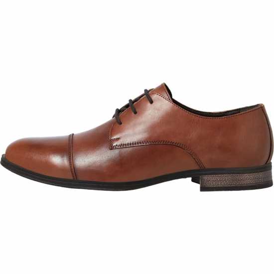 Jack And Jones Raymond Leather Shoe Mens Коняк Мъжки обувки