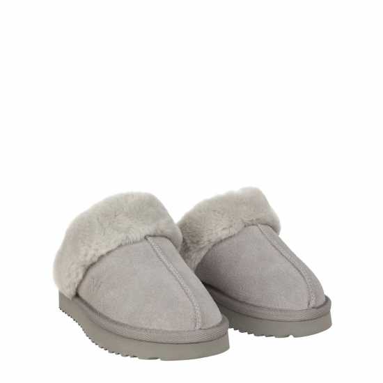 Jack Wills Mule Slipper Сиво Чехли