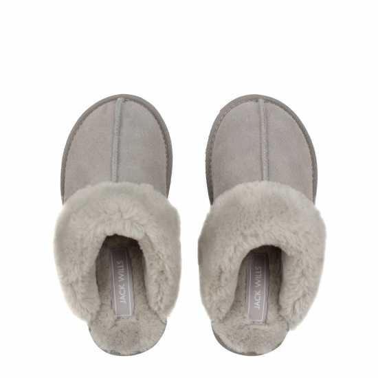 Jack Wills Mule Slipper Сиво Чехли