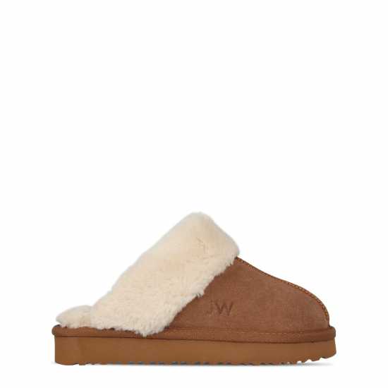 Jack Wills Mule Slipper Кафяво Чехли