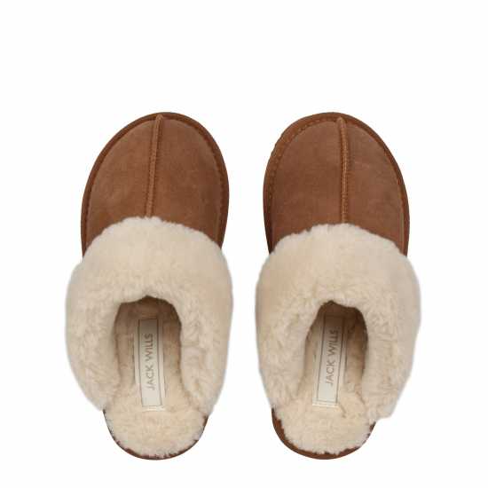 Jack Wills Mule Slipper Кафяво Чехли