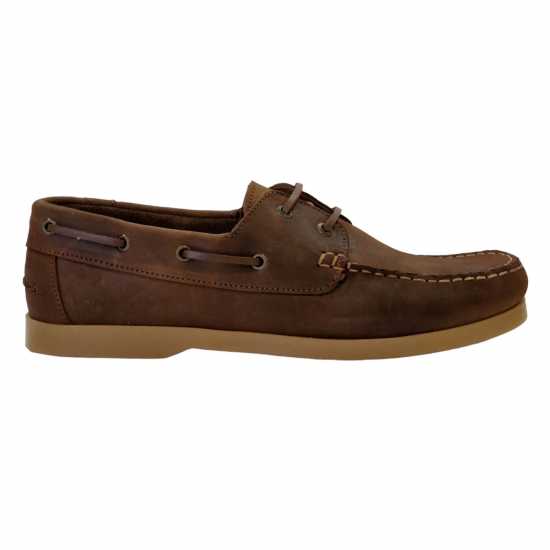 Jack Wills Leather Boat Shoes Лудо Коне Мъжки обувки