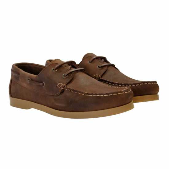 Jack Wills Leather Boat Shoes Лудо Коне Мъжки обувки