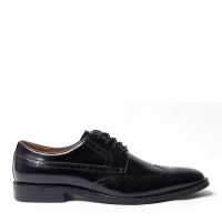 Giorgio Men Brogue Leather Oxford Shoes Черно 