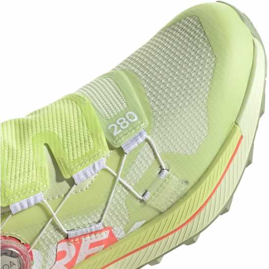 Adidas Маратонки За Бягане По Пътеки Terrex Agravic Pro Trail Running Shoes Womens Пулим/Турбо Дамски туристически обувки