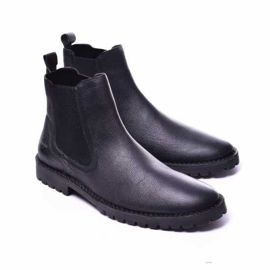 Lambretta Leather Chelsea Boot Черно Мъжки боти и ботуши