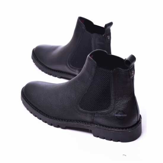 Lambretta Leather Chelsea Boot Черно Мъжки боти и ботуши