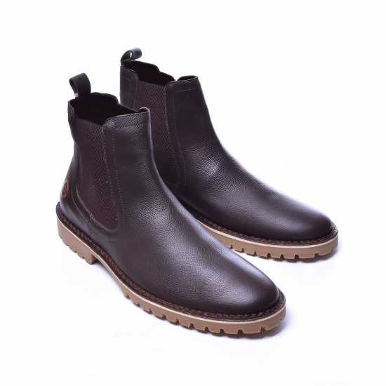 Lambretta Leather Chelsea Boot Кафяво Мъжки боти и ботуши