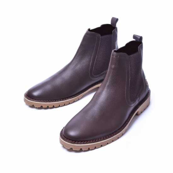 Lambretta Leather Chelsea Boot Кафяво Мъжки боти и ботуши