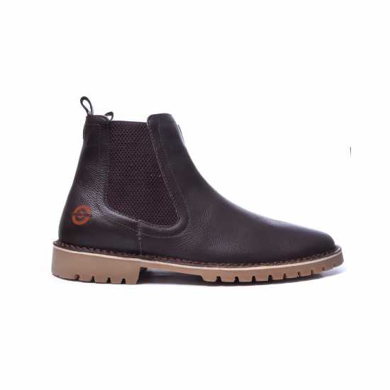 Lambretta Leather Chelsea Boot Кафяво Мъжки боти и ботуши