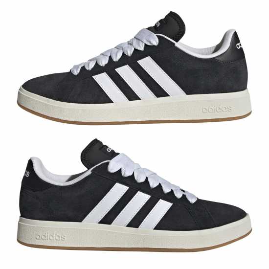 Adidas Grand Court Base 00S Shoes Mens Черно/Бяло Мъжки маратонки